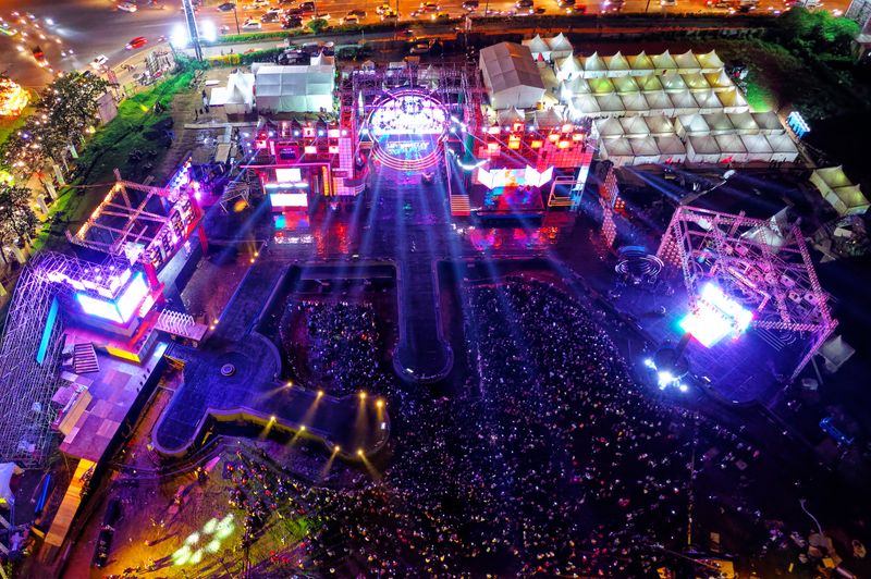 Tumultuous Tones: Police Remain Vigilant at Music Festivalmusicfestival,police,vigilance,security,crowdcontrol,eventmanagement